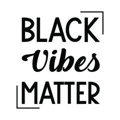 Naklejka premium Black vibes matter. Vector Quote