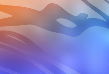 Light Blue, Yellow vector abstract bright template.