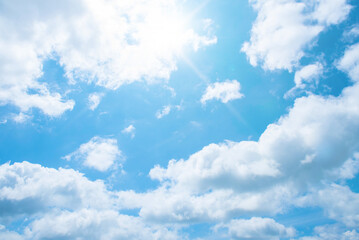 Blu sky with cloud