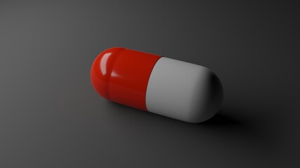 pill on a background