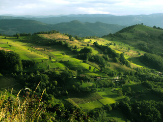 landscape with hills and sky