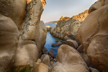 rocks in the sea