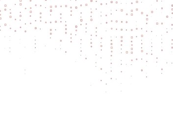 Light Orange vector template with square style.