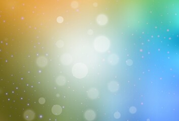 Light Blue, Yellow vector layout in New Year style.