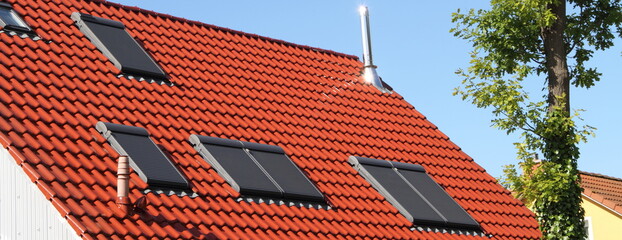 a house with new roof windows