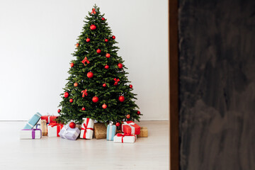 New Year holiday gifts Christmas tree decor