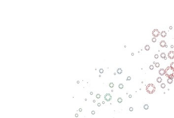 Light Multicolor, Rainbow vector layout with circle shapes.