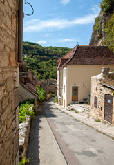 Pilgrimage town of Rocamadour, Episcopal city and sanctuary of the Blessed Virgin Mary, Lot, Midi-Pyrenees, France