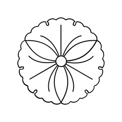 銀杏紋・影の三つ銀杏（かげのみついちょう）