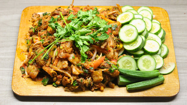 Thai Food Yum Zup salad