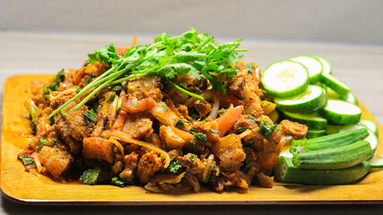Thai Food Yum Zup salad