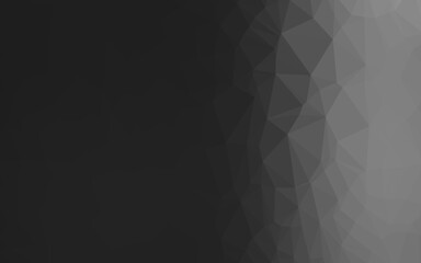 Obraz premium Dark Silver, Gray vector abstract mosaic background. A completely new color illustration in a vague style. Completely new design for your business.