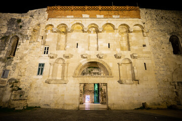 Naklejka premium Golden Gate in Diocletian Palace in Split, Croatia