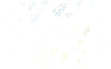 Light Multicolor vector template with artificial intelligence structure.