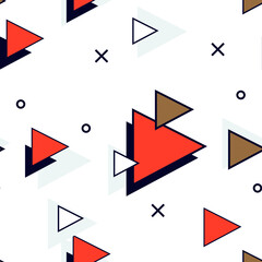 Creative modern seamless geometrical shape pattern
