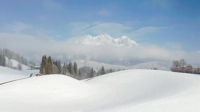 Wilder Kaiser Tirol &Ouml;sterreich Winter Astberg