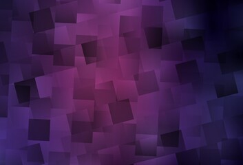 Dark Purple, Pink vector backdrop with rhombus.