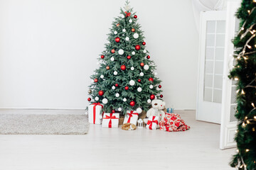 Christmas tree New Year holiday gifts decor