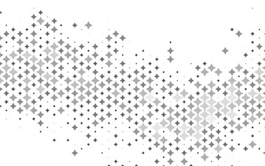 Fototapeta premium Light Silver, Gray vector background with colored stars. Blurred decorative design in simple style with stars. The pattern can be used for wrapping gifts.