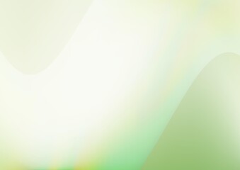 Light Green vector blurred shine abstract template. A vague abstract illustration with gradient. The template can be used for your brand book.