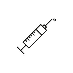 Symbol/ Icon - Spritze, Impfung