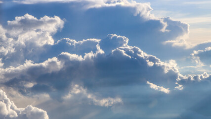 the blue could in the sky