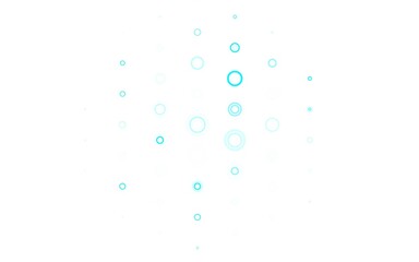 Light Green vector background with spots.