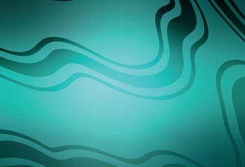 Light Green vector blurred pattern.