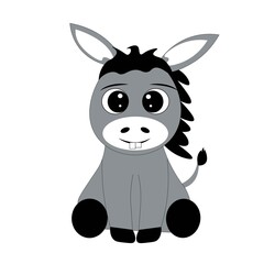 cute nursery animal cartoon illustration