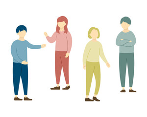 男女 若年 中年 のアイコンのセット 男性 女性 若い 中高年 代 30代 40代 50代 Wall Mural Yugoro