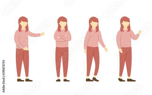 若い女性の色々なポーズのイラストセット シンプル おしゃれ 代 30代 全身 Wall Mural Yugoro 若い女性の色々なポーズのイラストセット シンプル おしゃれ 代 30代 全身 Wall Mural Yugoro