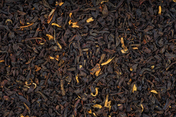 Chinese black tea .Food background