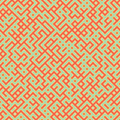 Abstract Geometric Pattern generative computational art illustration