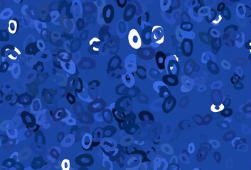 Dark BLUE vector layout with circle shapes.