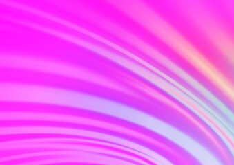 Light Pink vector background with bent lines. Colorful illustration in abstract marble style with gradient. The elegant pattern for brand book.