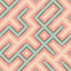 Abstract Geometric Pattern generative computational art illustration