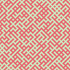 Abstract Geometric Pattern generative computational art illustration