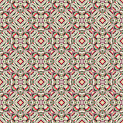 Geometric seamless pattern, ornament, abstract colorful background, fashion print, vector texture for textile, fabric, wallpaper, decoration.