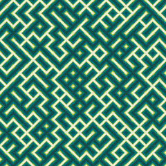 Abstract Geometric Pattern generative computational art illustration