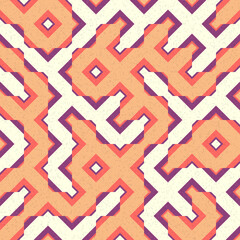 Abstract Geometric Pattern generative computational art illustration