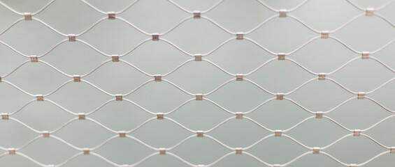 Stainless steel cable mesh. Safety net.
Edelstahl Seilnetz. Sicherheitsnetz.