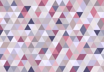 Fototapeta premium Purple Triangle repeat pattern design decoration. vector geometric