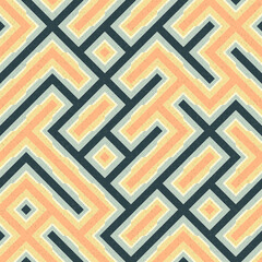 Abstract Geometric Pattern generative computational art illustration