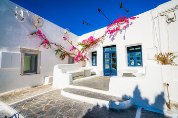 Traditional Greek architecture at Mykonos island