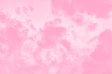 Pastel pink soft sky background with blurred clouds
