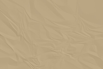 crumpled brown paper background close up