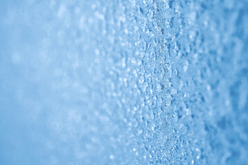 Blue frosty shiny background selective soft focus