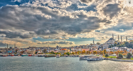 Fototapeta premium Golden Horn, Istanbul