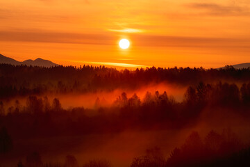 Fototapeta wschód słońca obraz