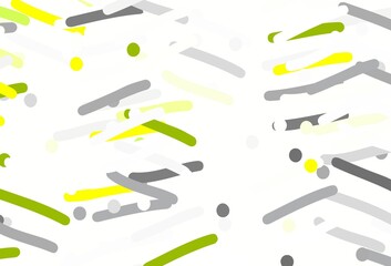 Light Green vector background with stright stripes.